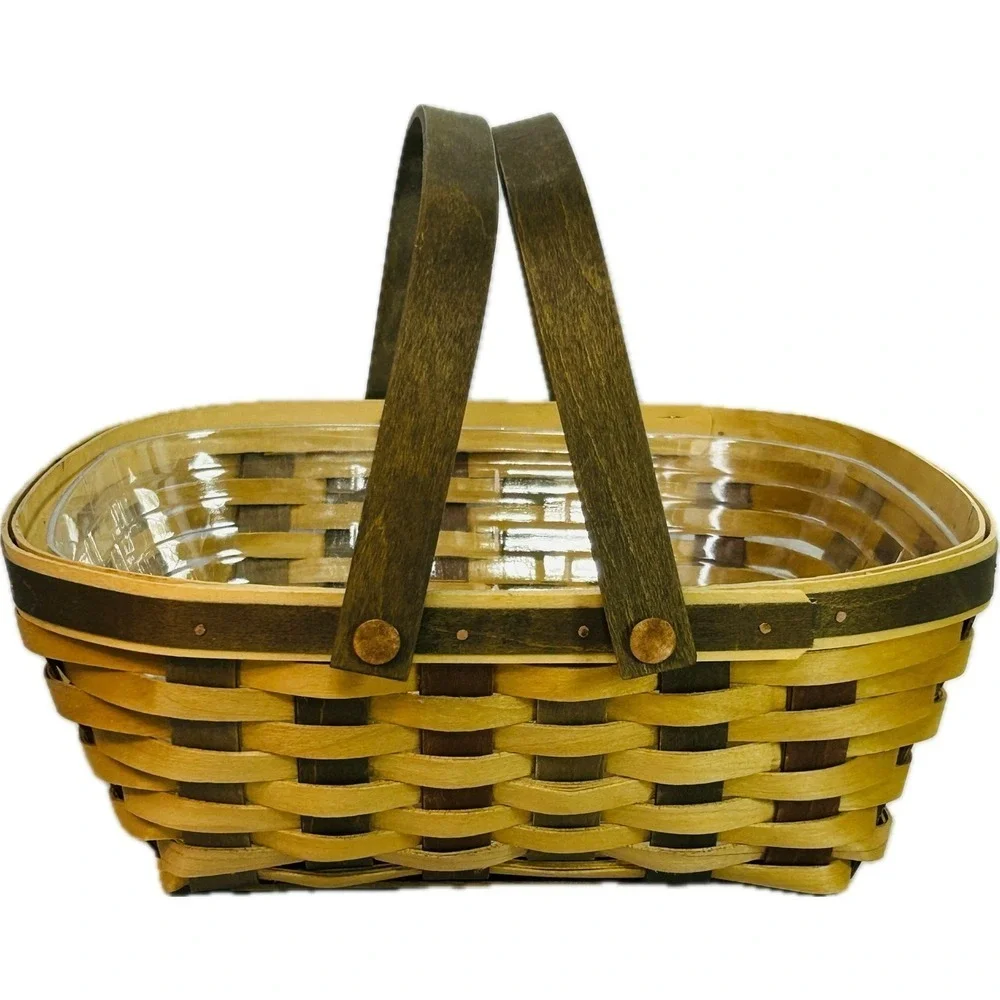 Longaberger ACT WOVEN MEMORIES BASKET 2008 with Protector - Picture 2 of 10